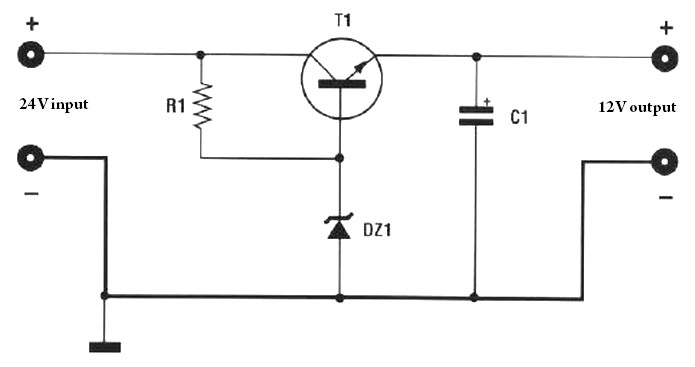 Cara Membuat Skema rangkaian Regulator Tegangan/voltage 12V 2, 5 A