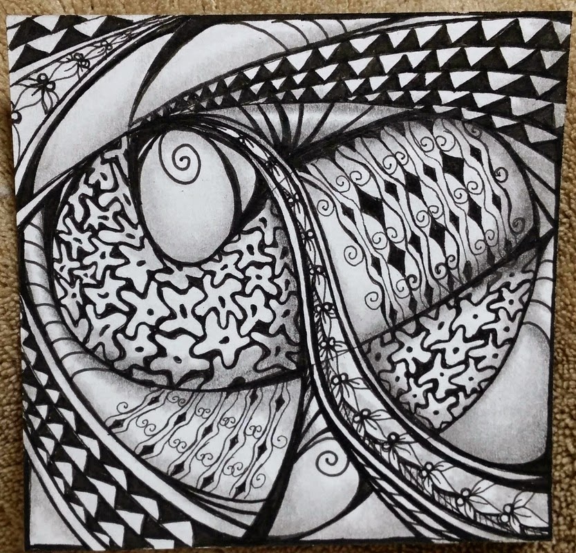 Tanglish Abstract Design Tickled To Tangle: March 2015