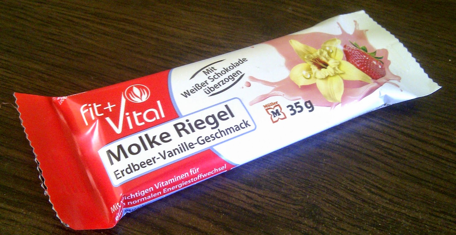 Mein neues Ich: Food-Review: Fit + Vital Molke Riegel - Erdbeer-Vanille ...