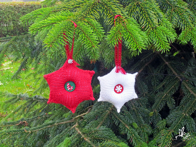 Weihnachtsstern stricken