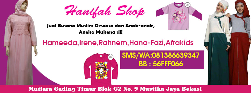 Contoh Spanduk Baju Muslim Jilbab Gucci