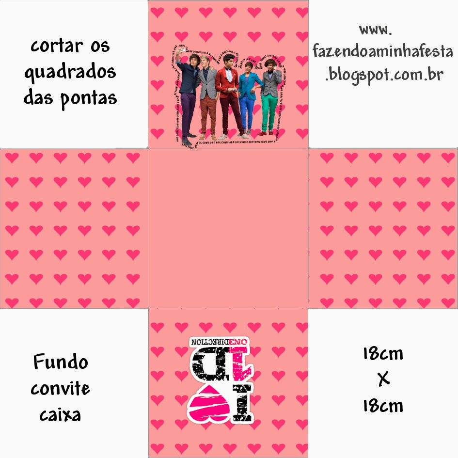 One Direction Free Printable Boxes. - Oh My Fiesta! in english