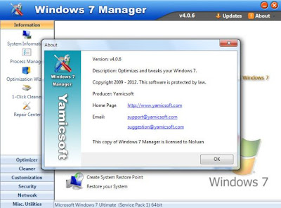 yamicsoft windows 7 manager 4.0.6