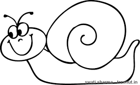 Snail coloring page 1