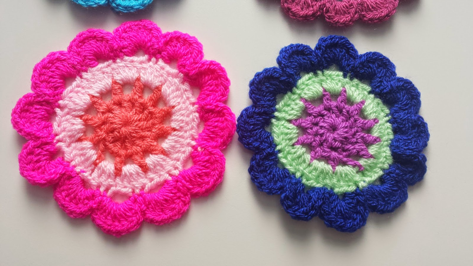 Japanese Flower Coaster Free Crochet Pattern