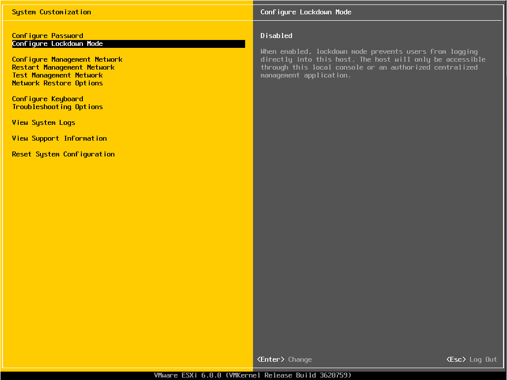 VMware vSphere 6 Enable Lockdown Mode in VMware ESXi 6.0 TechCrumble