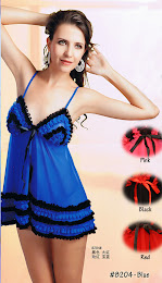 8204 : BLUE only, Free Size (Size Fits Most S, M & L) with G-String