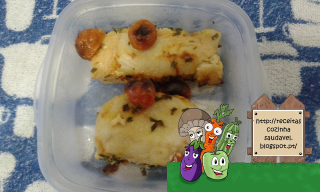 Lombinhos de Pescada no Forno com Tomates Cherry
