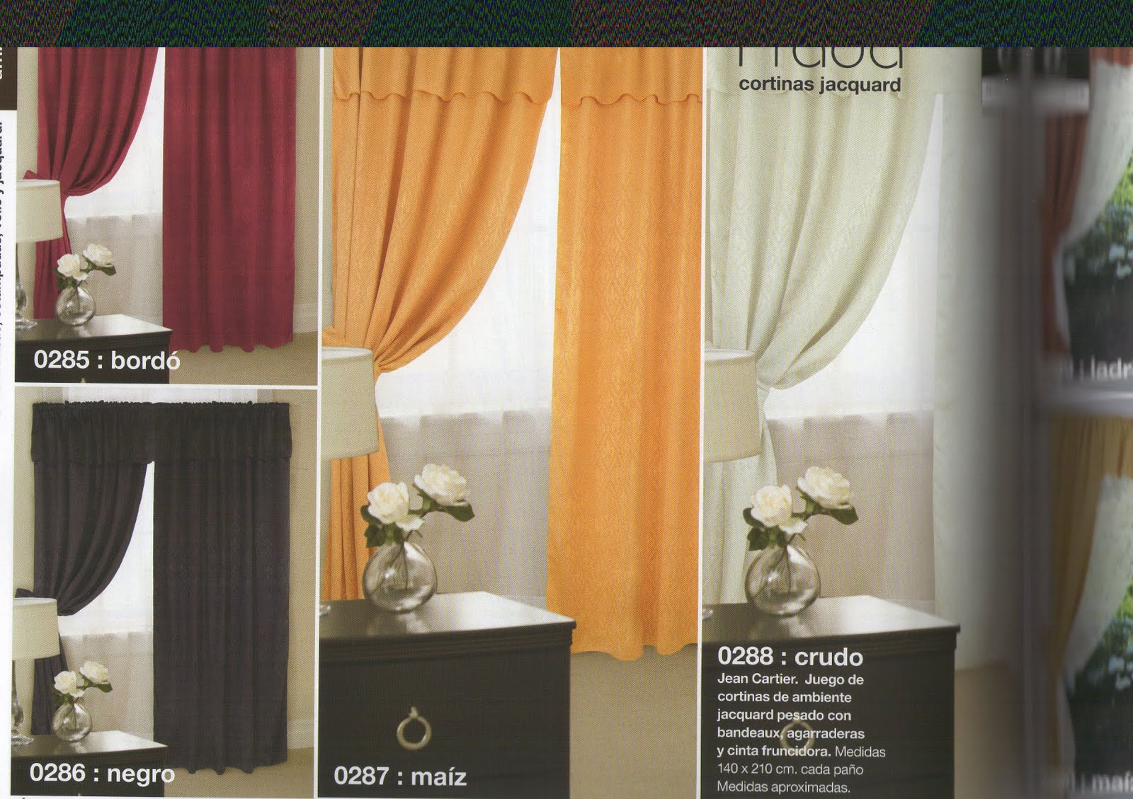 JEAN CARTIER TEMPORADA OTOÑO- INVIERNO 2011: CORTINAS Y MANTELES de