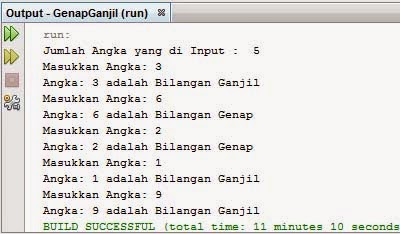 Program Menentukan Bilangan Ganjil atau Genap ~ Toufik's Blog - Code ...