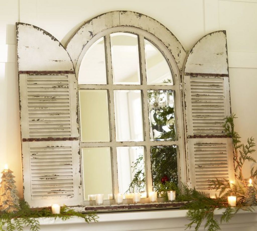 Recycle Old Windows Into DIY Mirrors Do it yourself ideas and projects