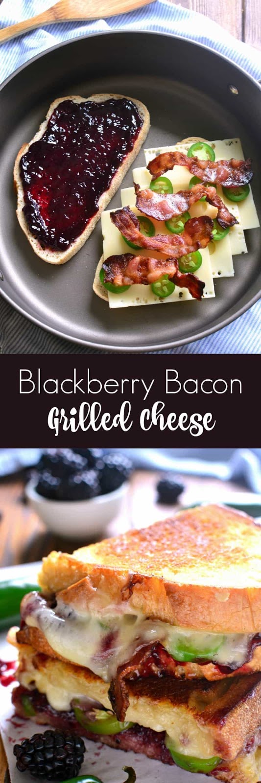 Blackberry Bacon Grilled Cheese Mother's Cuisine