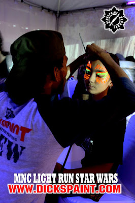 face painting uv glow jakarta