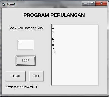 Visual Basic - Kondisi Perulangan (Do While..Loop)