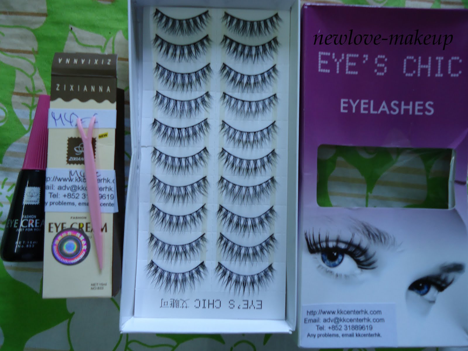 KK Center HK False Eyelashes Review New Love Makeup