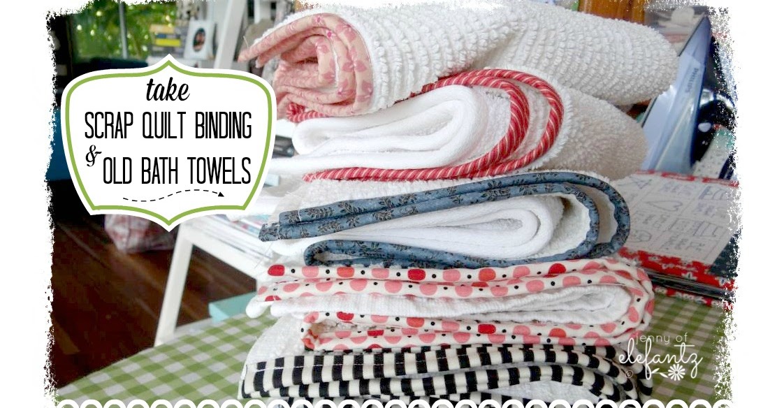 Jenny of ELEFANTZ Recycling old towels...