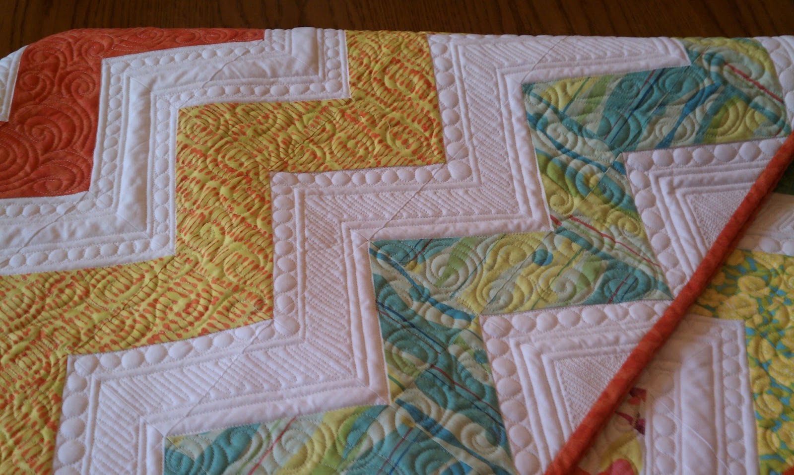 Color, Creating and Quilting! Quilting Chevron Quilts