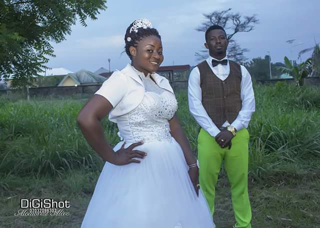 Photos: Couple ride tipper truck to their wedding venue in Umudike, Abia State