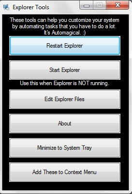 Explorer.exe Tools - OM Kris Blog