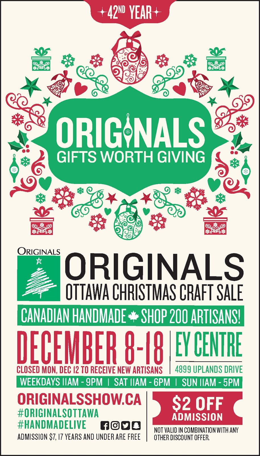 Jane's World Originals Ottawa Christmas Craft Sale
