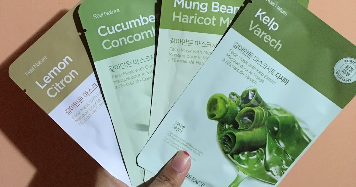 Download Zarablog Review Real Nature Face Mask By The Face Shop PSD Mockup Templates