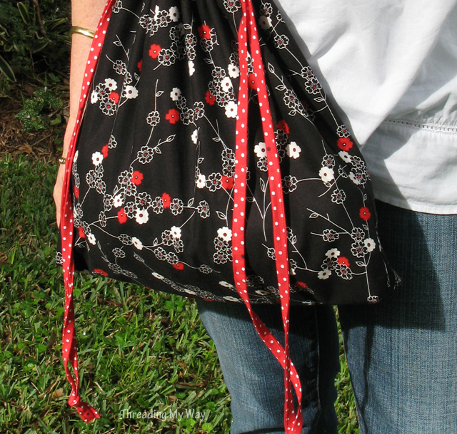 Threading My Way Creative, Money Saving Ideas for Drawstring Cords in Bags