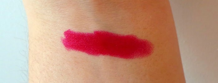 Blakes red lipstick swatch