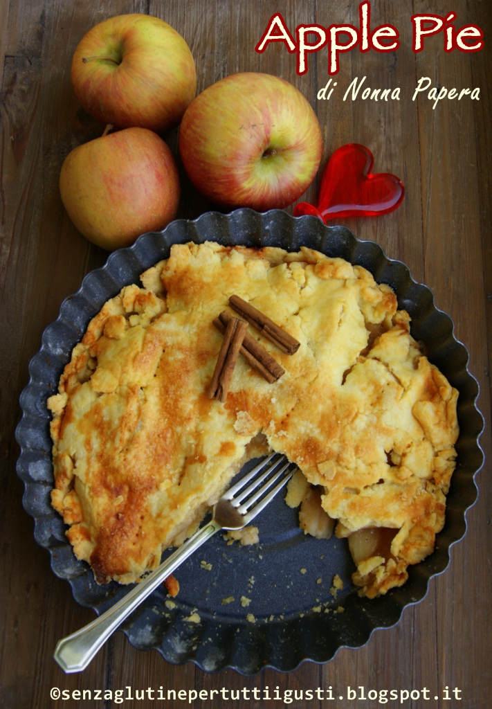 apple pie di nonna papera senza glutine e senza uova per il 100% guten free (fri)day!
