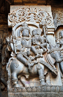  Shiva Parvati on Nandi