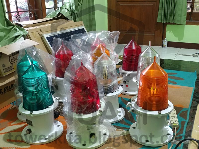 Lampu Navigasi Ready Stok Murah - tower komunikasi radio tv menara SBNP