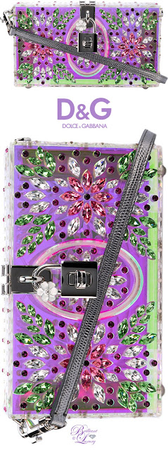 ♦Dolce & Gabbana purple Dolce clutch box bag #pantone #bags #purple #brilliantluxury