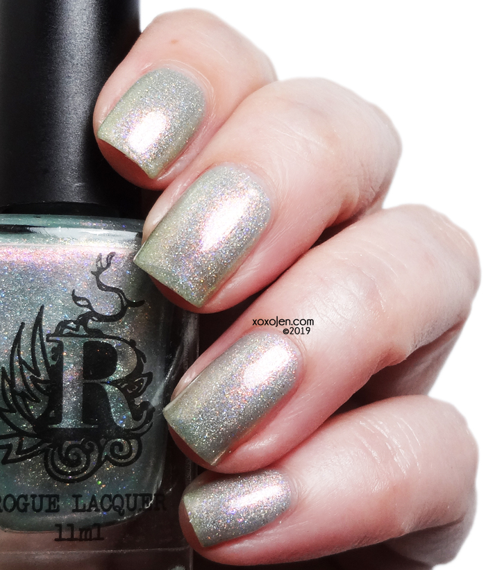 xoxoJen's swatch of Rogue Lacquer Shanklin Chine