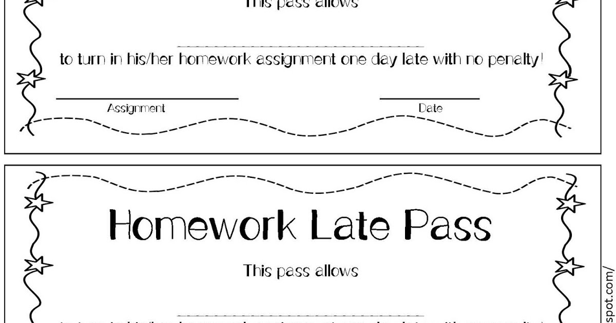 Classroom Freebies Too Homework Late Pass classroom-freebies-too-homework-late-pass