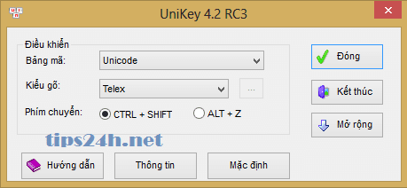 Download Unikey mới nhất 2014 phiên bản 4.2 RC3