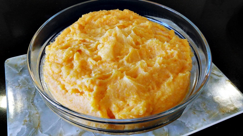 receita + puré de batata cá de casa