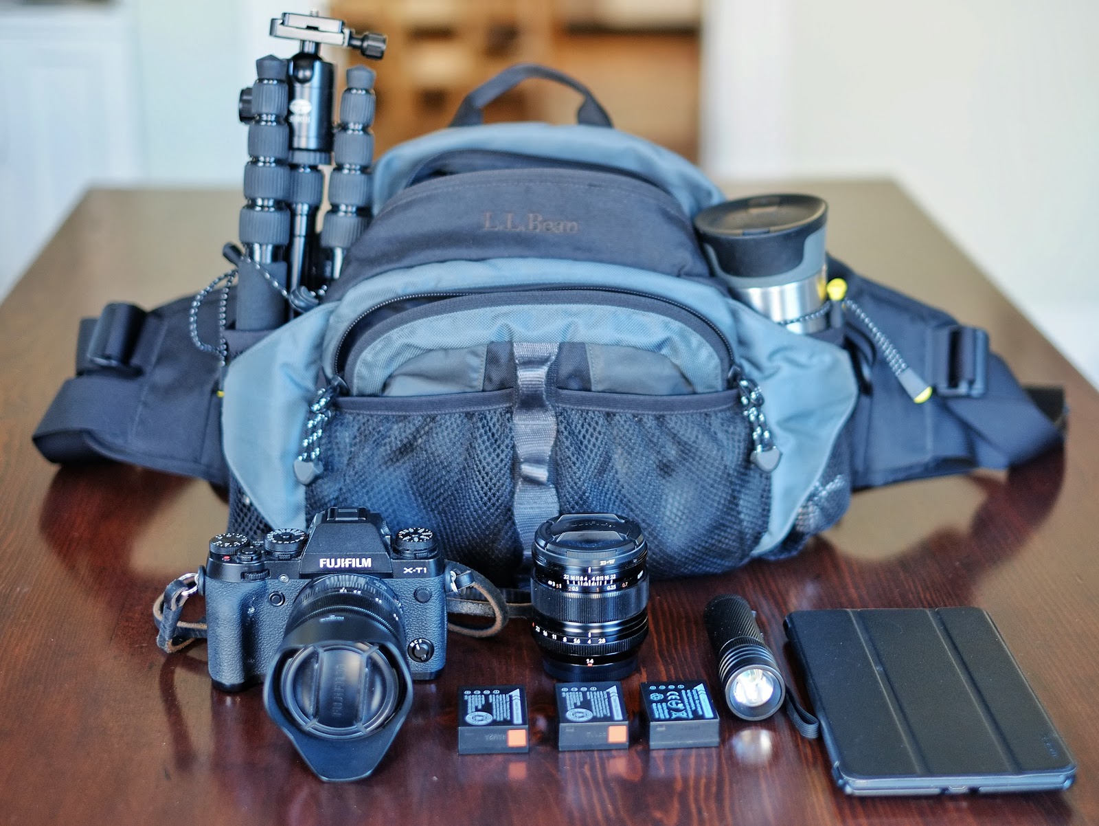 camera lens fanny pack