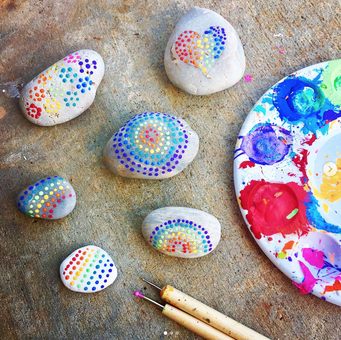 My favorite supplies for rock painting Painted rocks, Rock painting