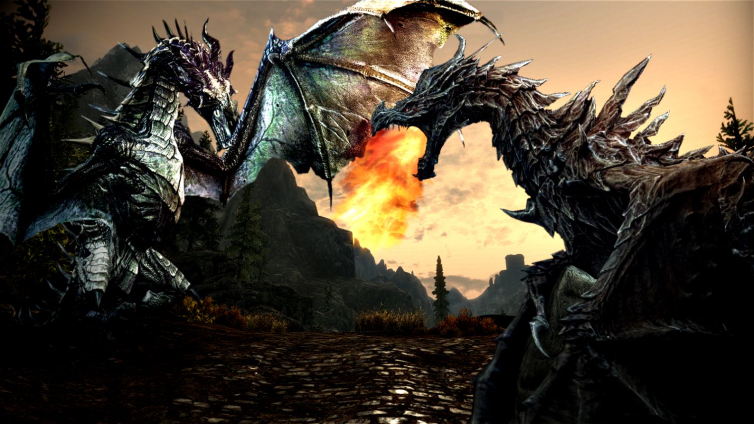 Dragoons Skyrim Wallpaper HD at Skyrim Nexus   mods and community