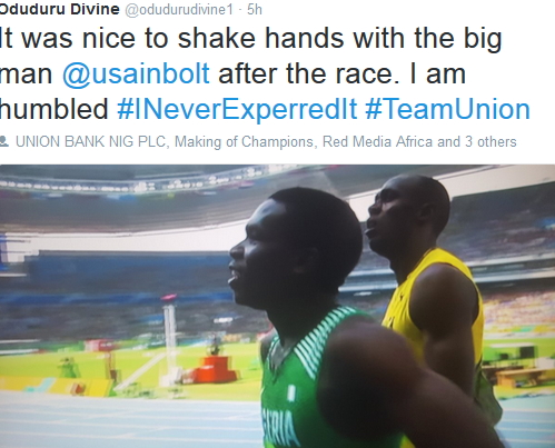 nigerian athlete usain bolt