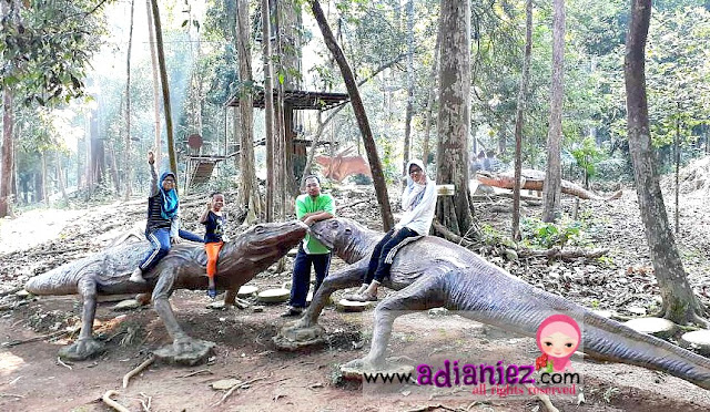 Riadah | Titi Gantung, Skytrex Adventure & Kembara Dinosaurs @ Taman Botanical, Ayer Keroh Melaka