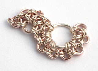 Chainmaille Stepping Stone Pendant Anhänger