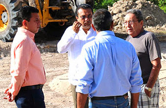 Supervisa Fredy Marrufo Martín trabajos del sistema de drenaje pluvial en la Zona Hotelera Norte de Cozumel