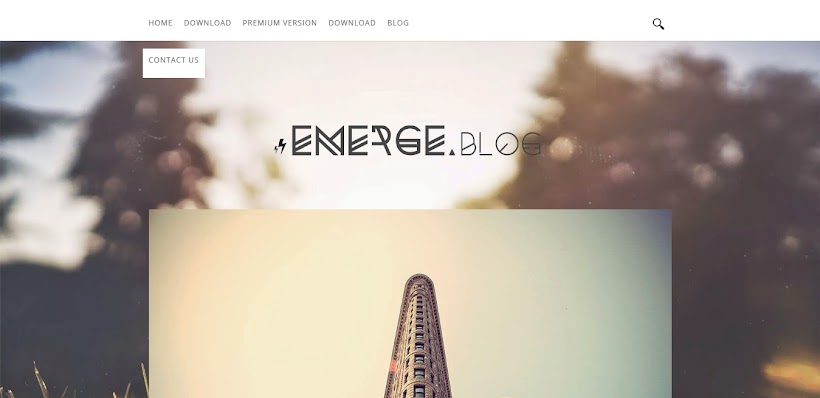 Emerge Free Blogger Template