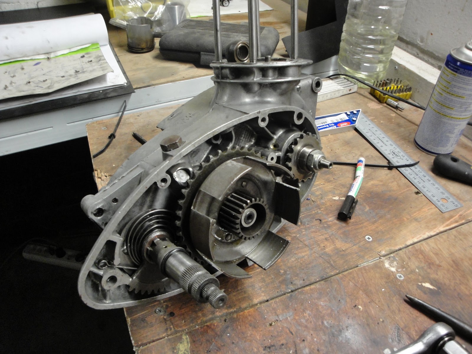Bsa Bantam Blog! Gearbox assembly 101