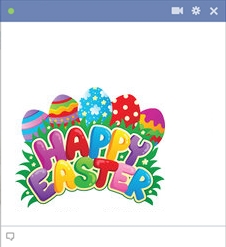 Facebook Happy Easter Emoticon