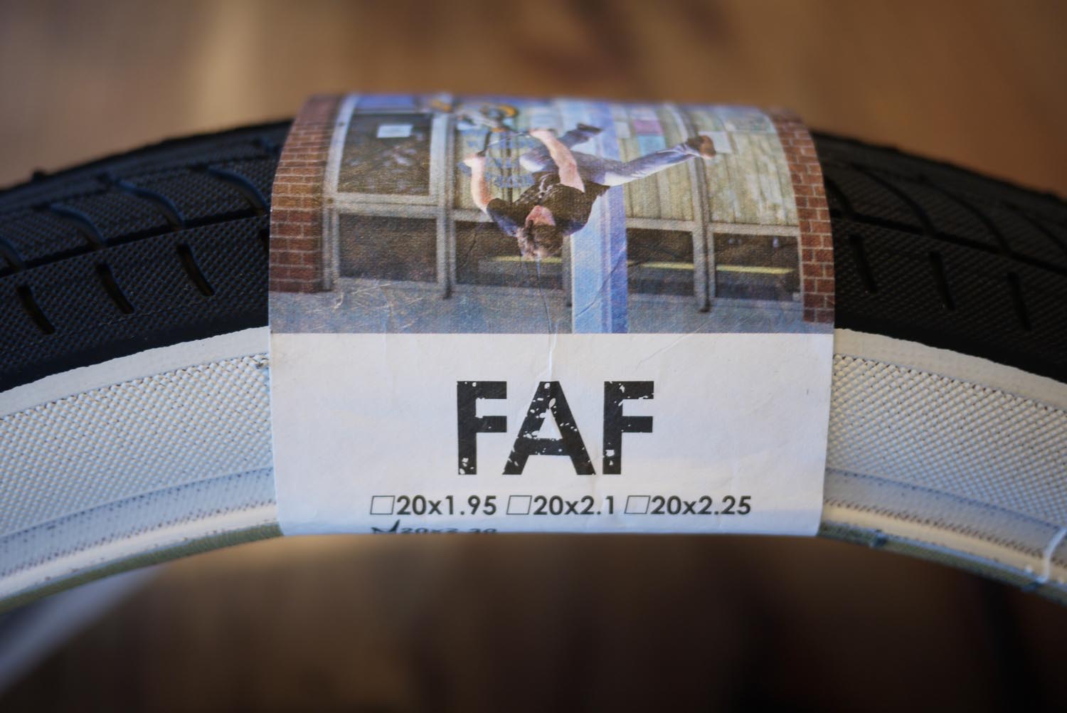 Del Mar BMX FIT BIKE CO. F.A.F Tire 「WHITE WALL」