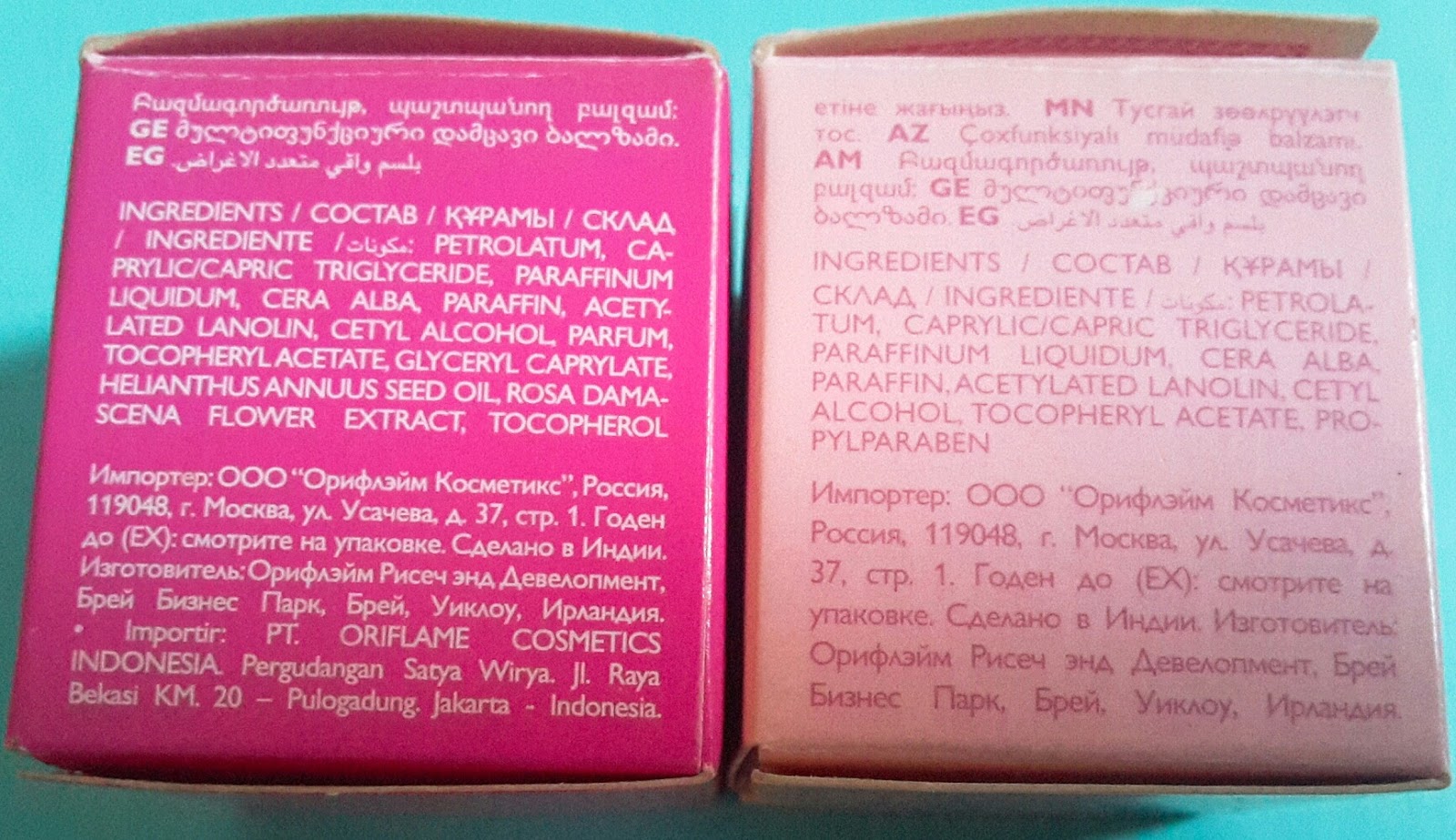 Tanaka Review: Review Oriflame Tender Care