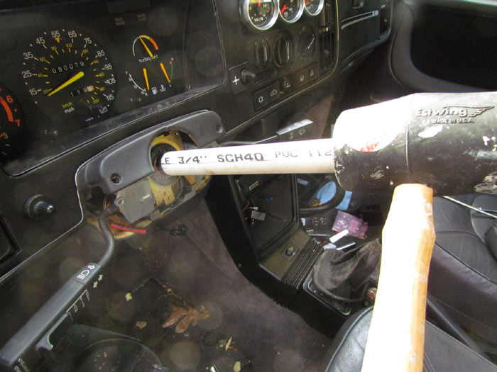 Steering Bushing Replacement on SAAB c900, Pt. 2 Crawls Backward (When