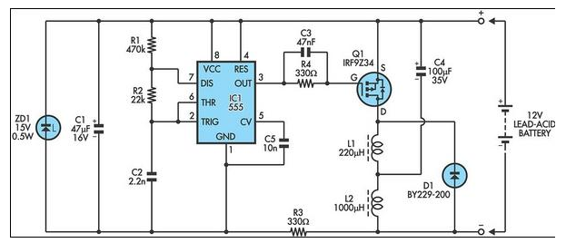 12v Battery Circuit Diagram