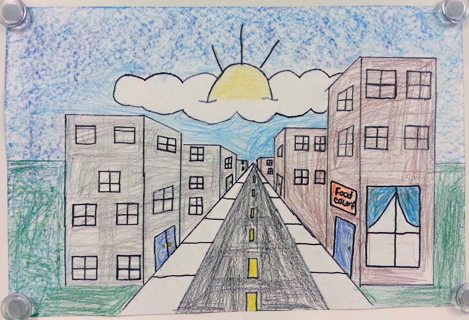 One Point Perspective City Streets 5th Art With Mrs Nguyen